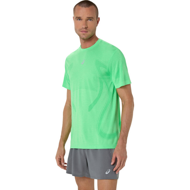 ASICS Road Seamless SS Top - VitalGreen/ Iluminate