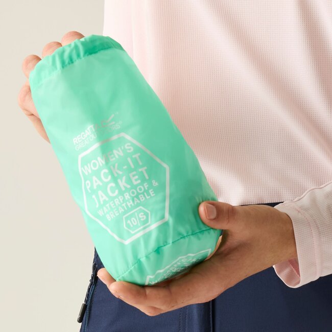 REGATTA W Pack It Jacket - Ice Green