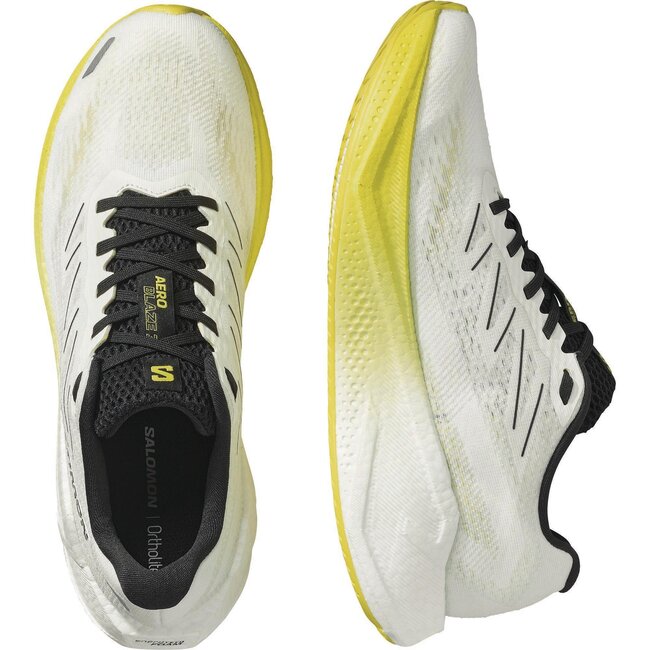 SALOMON AERO BLAZE 3 - Wht/Black/Yellow