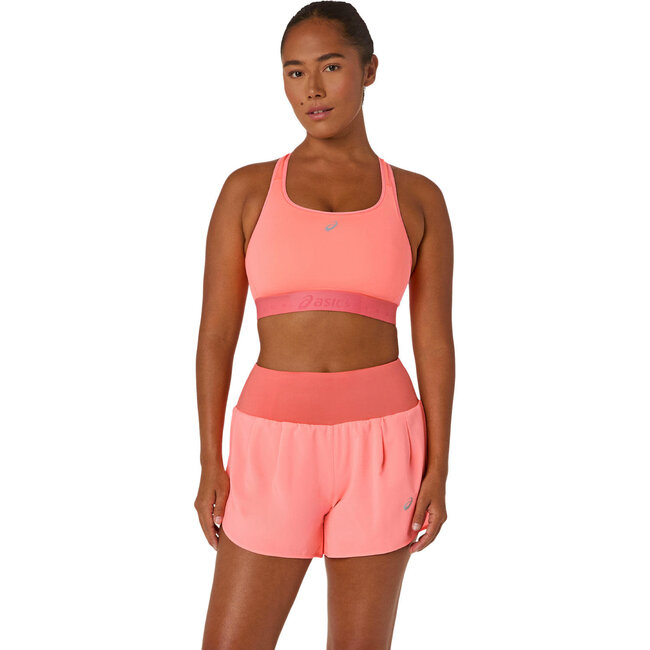 ASICS Road Compression Bra  W - Sun Coral