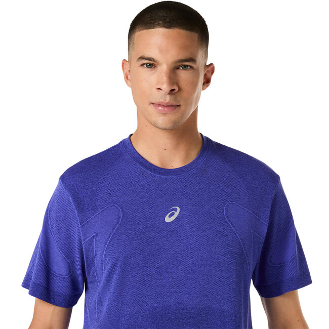 ASICS Road Seamless SS Top - Cobalt/Eggplant