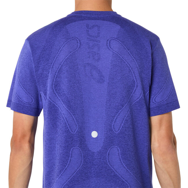 ASICS Road Seamless SS Top - Cobalt/Eggplant