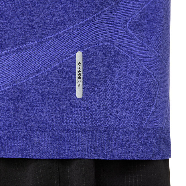 ASICS Road Seamless SS Top - Cobalt/Eggplant