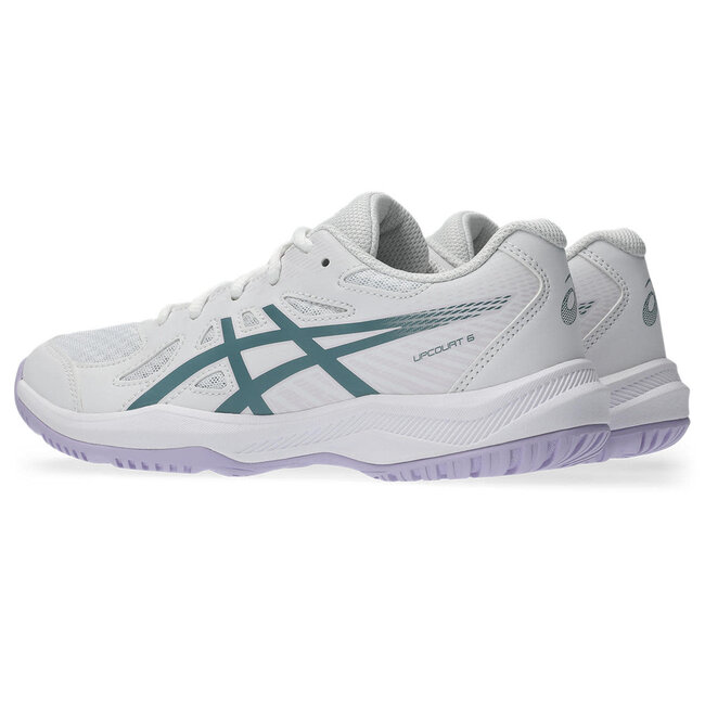 ASICS Upcourt 6 GS - White/FoggyTeal