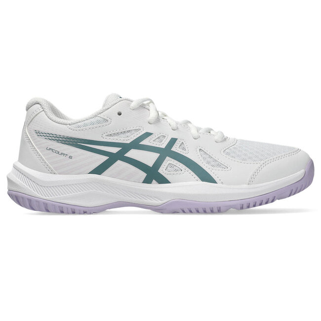 ASICS Upcourt 6 GS - White/FoggyTeal