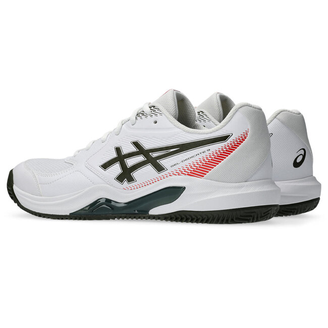 ASICS Gel Dedicate 9 CLAY - White/Khaki