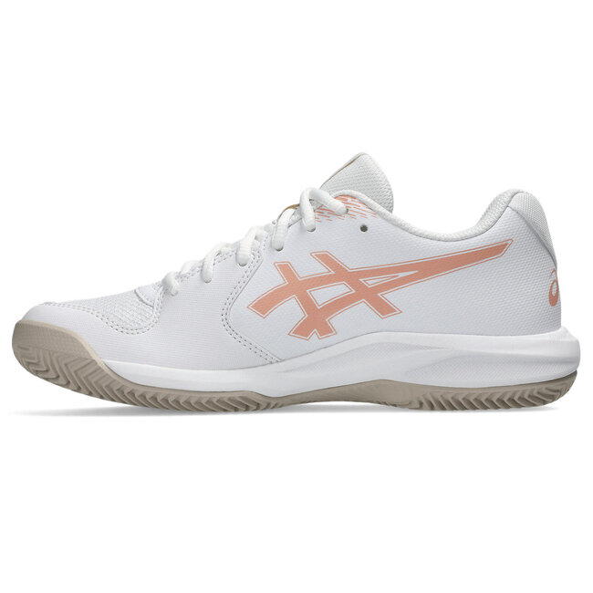 ASICS Gel Dedicate 9 W CLAY - White/Cantaloupe