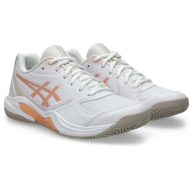 ASICS Gel Dedicate 9 W CLAY - White/Cantaloupe