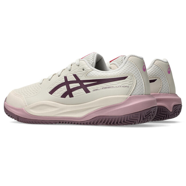 ASICS Gel-Resolution X Clay GS - Oat/Aubergine