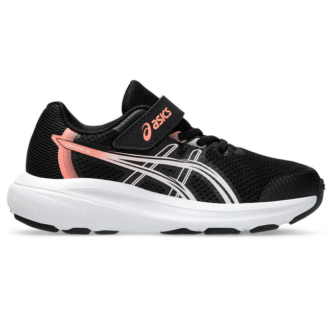 ASICS Contend 10 PS - Black/Sun Coral