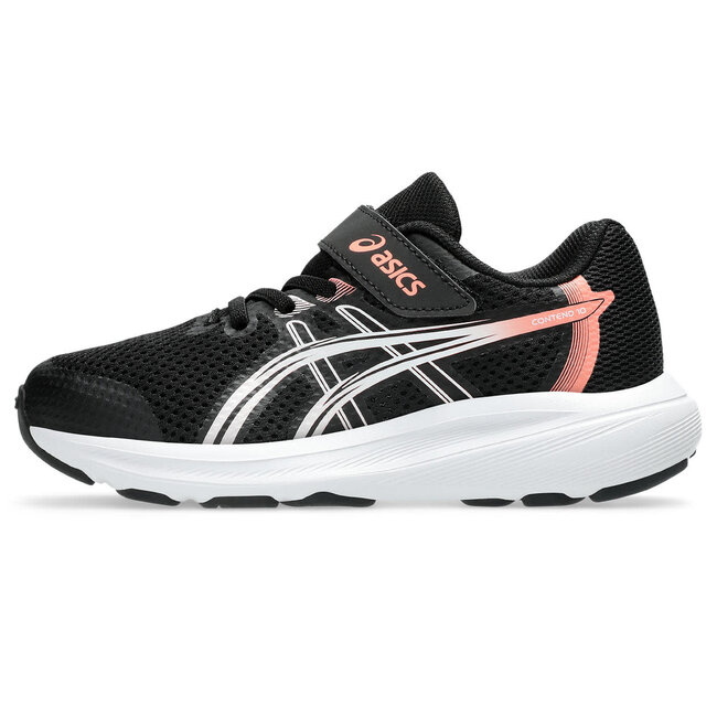 ASICS Contend 10 PS - Black/Sun Coral
