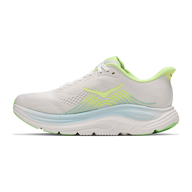 HOKA W Clifton 11 - Frost/Neon Yuzu