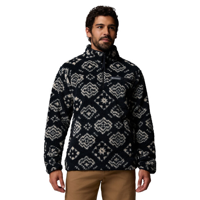 COLUMBIA Rugged Ridge™ High Pile Half Zip - Black Checked O