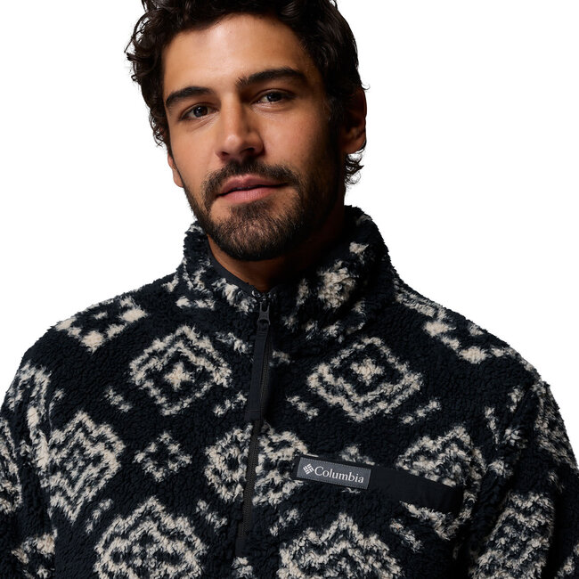 COLUMBIA Rugged Ridge™ High Pile Half Zip - Black Checked O