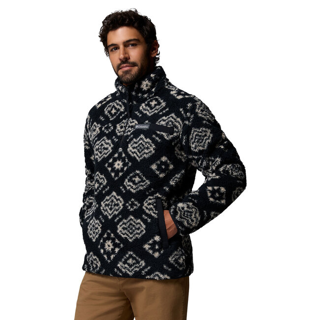 COLUMBIA Rugged Ridge™ High Pile Half Zip - Black Checked O