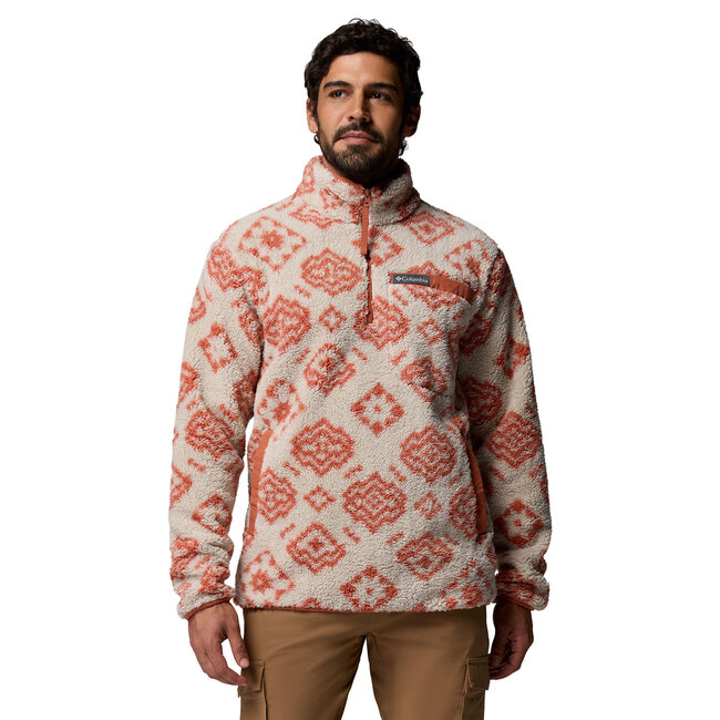 COLUMBIA Rugged Ridge™ High Pile Half Zip - Dark Stone Chec