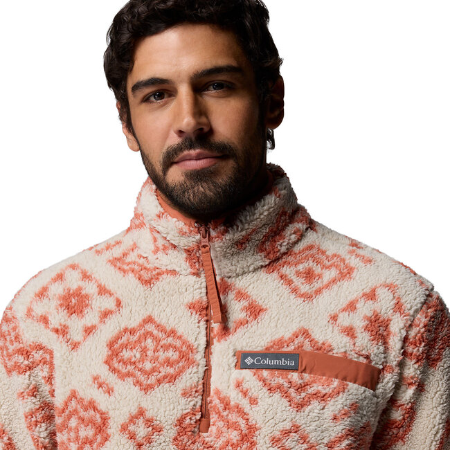 COLUMBIA Rugged Ridge™ High Pile Half Zip - Dark Stone Chec