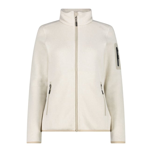 CMP Knitted Melange Fleece W -  Bianco/Gesso