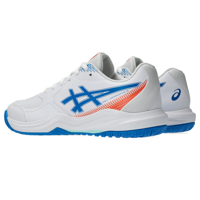 ASICS Gel-Dedicate 9 GS - White/Directoire Blue