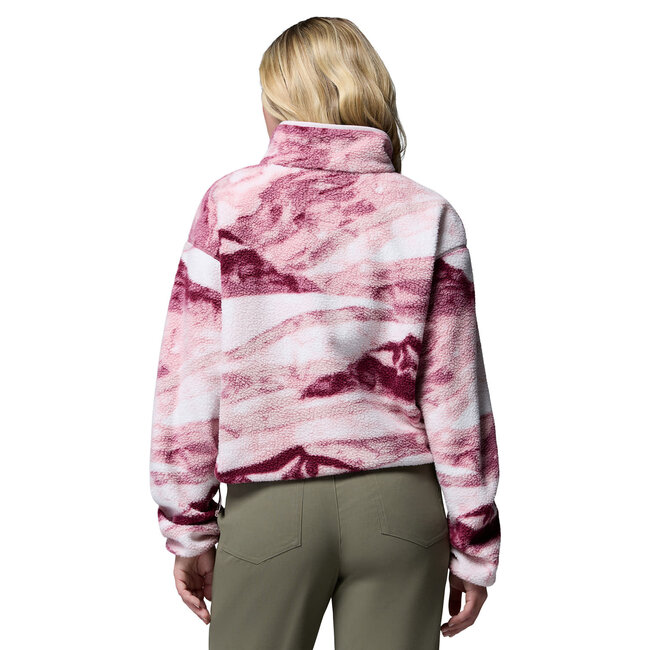 COLUMBIA Helvetia™ II Printed Cropped Half Snap - Antique Mauve
