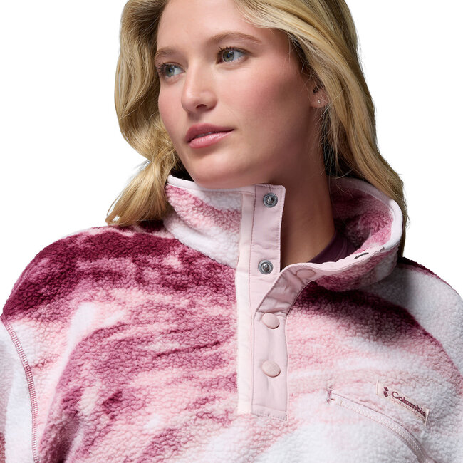 COLUMBIA Helvetia™ II Printed Cropped Half Snap - Antique Mauve