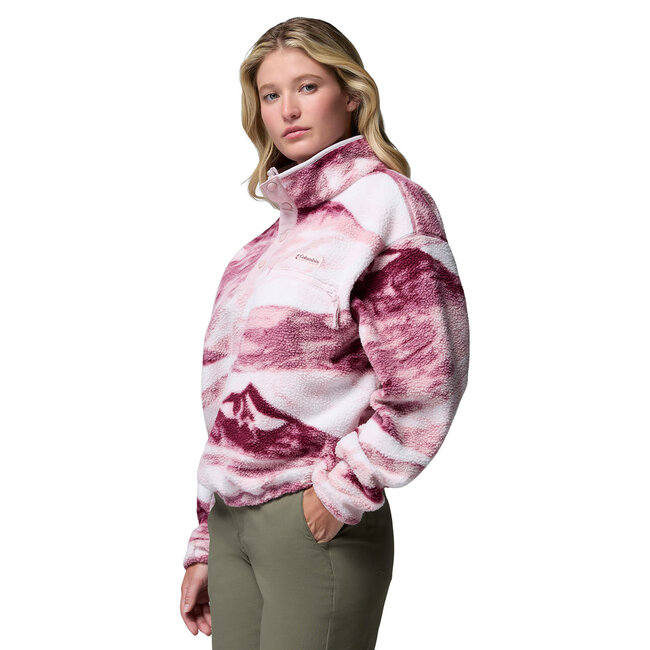 COLUMBIA Helvetia™ II Printed Cropped Half Snap - Antique Mauve
