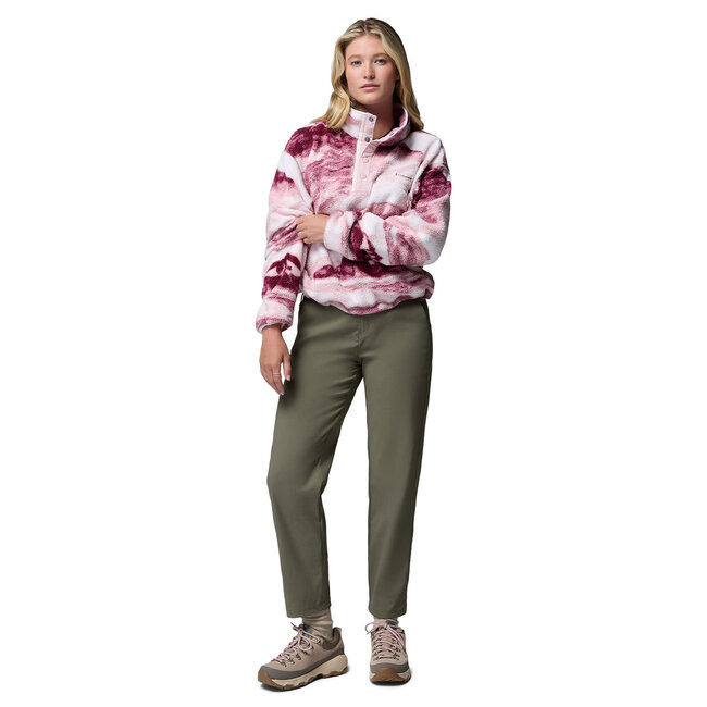 COLUMBIA Helvetia™ II Printed Cropped Half Snap - Antique Mauve