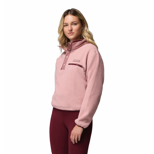 COLUMBIA Helvetia™ II Cropped Half Snap Fleece - Eraser Pink, Fi