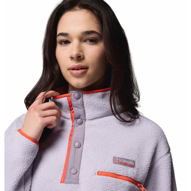 COLUMBIA Helvetia™ II Cropped Half Snap Fleece - Lavender Pearl