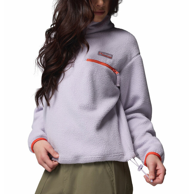 COLUMBIA Helvetia™ II Cropped Half Snap Fleece - Lavender Pearl