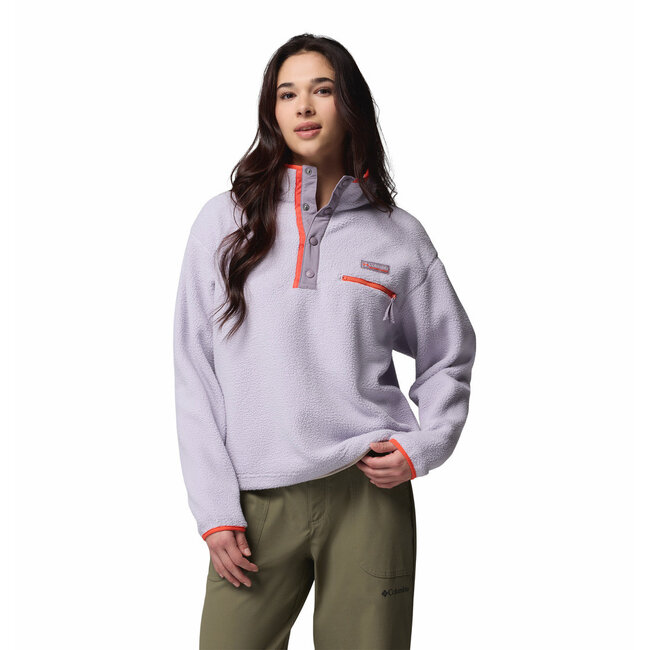 COLUMBIA Helvetia™ II Cropped Half Snap Fleece - Lavender Pearl