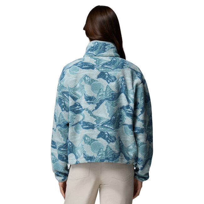 COLUMBIA Helvetia™ II Printed Cropped Half Snap - BlueLagoon