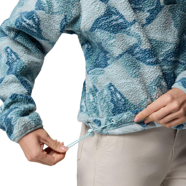 COLUMBIA Helvetia™ II Printed Cropped Half Snap - BlueLagoon