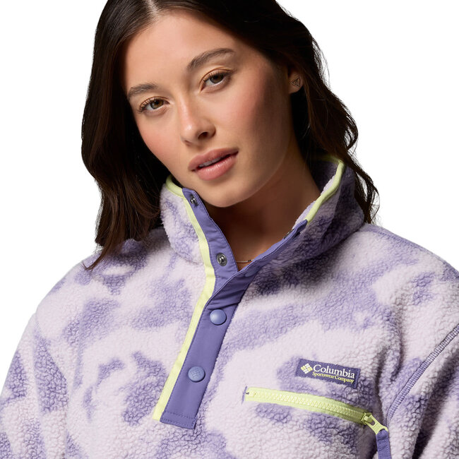 COLUMBIA Helvetia™ II Printed Cropped Half Snap - Lavanda