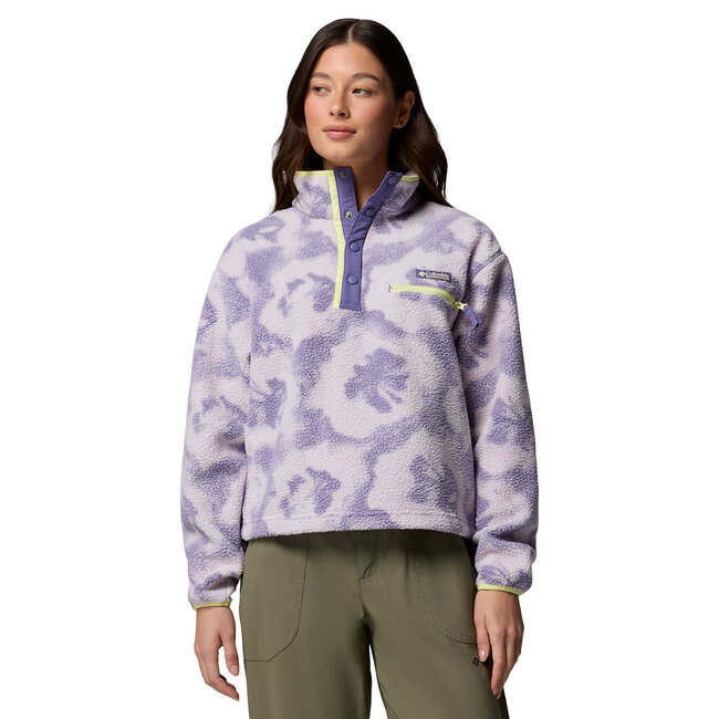 COLUMBIA Helvetia™ II Printed Cropped Half Snap - Lavanda