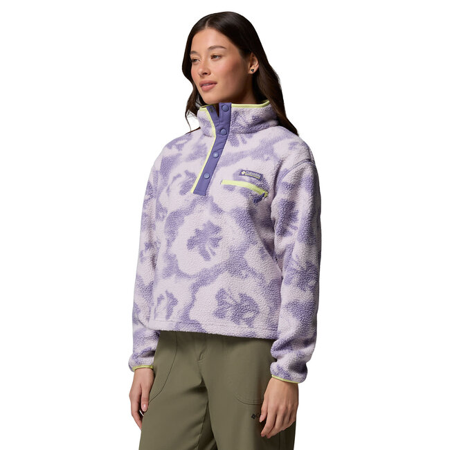 COLUMBIA Helvetia™ II Printed Cropped Half Snap - Lavanda