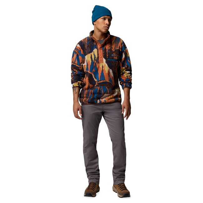 COLUMBIA Helvetia™ II Printed Half Snap Fleece - Teak Brown Soar