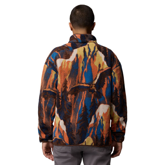 COLUMBIA Helvetia™ II Printed Half Snap Fleece - Teak Brown Soar