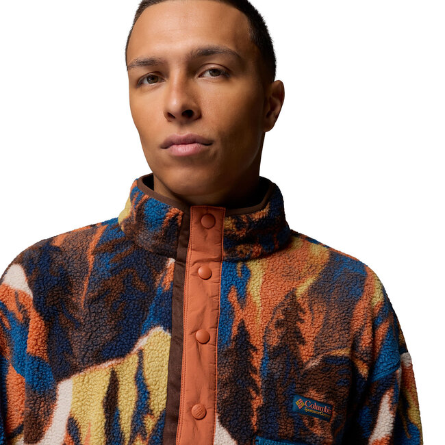 COLUMBIA Helvetia™ II Printed Half Snap Fleece - Teak Brown Soar