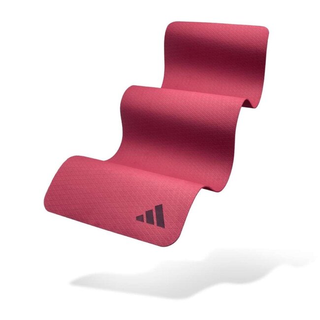 ADIDAS Fitness Yoga Mat 4mm (176x61cm) - Burgundy