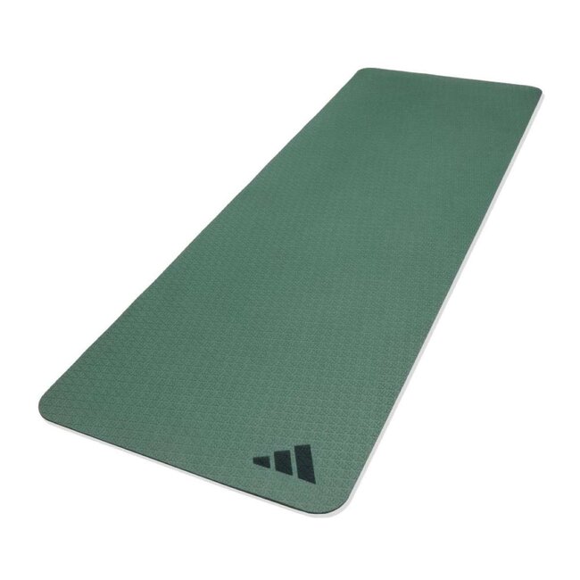 ADIDAS Fitness Yoga Mat 4mm (176x61cm) - ForestGreen