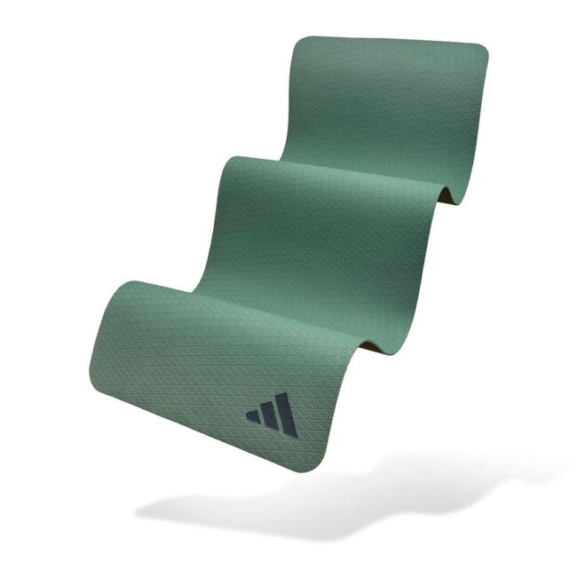 ADIDAS Fitness Yoga Mat 4mm (176x61cm) - ForestGreen