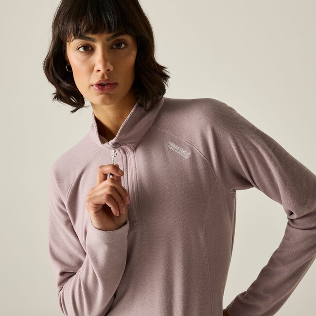 REGATTA Women's Montes Lightweight Half-Zip Fleece - Powder Lilac