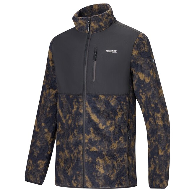 REGATTA Morran W/R Fleece - Textured Print/Black