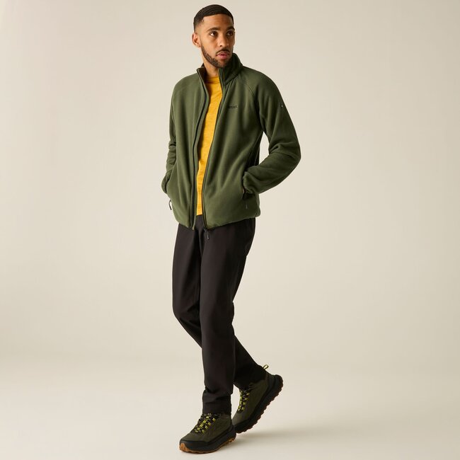 REGATTA Men's Hadfield Full Zip Fleece - Dark Khaki