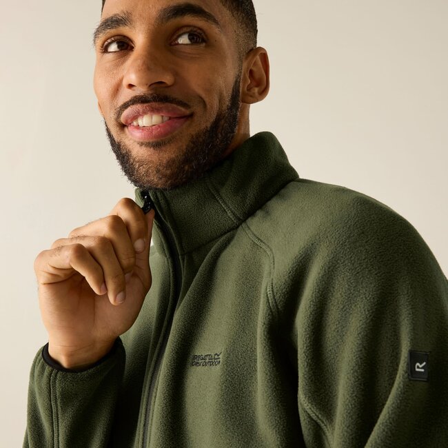 REGATTA Men's Hadfield Full Zip Fleece - Dark Khaki