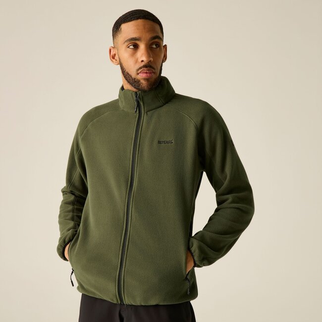 REGATTA Men's Hadfield Full Zip Fleece - Dark Khaki