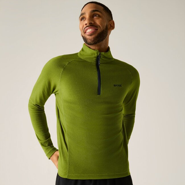 REGATTA Men's Montes Lightweight Half Zip Fleece - Golden Cypress
