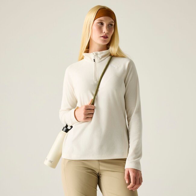 REGATTA Women's Montes Lightweight Half-Zip Fleece - LtVanill/Wht