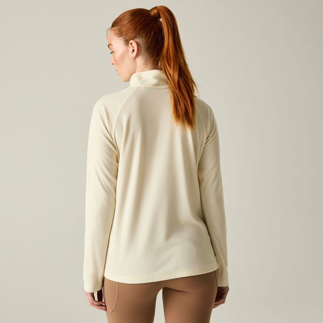 REGATTA Women's Montes Lightweight Half-Zip Fleece - LtVanill/Wht